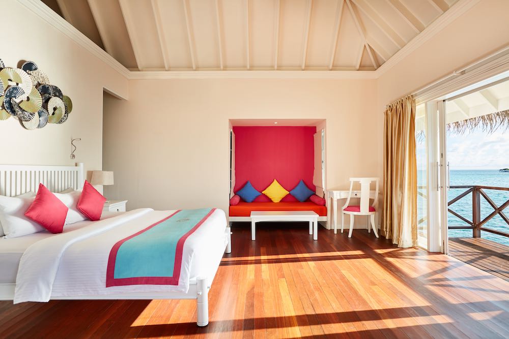 Sunset Reef Water Villa at Sun Siyam Vilu Reef, view 4
